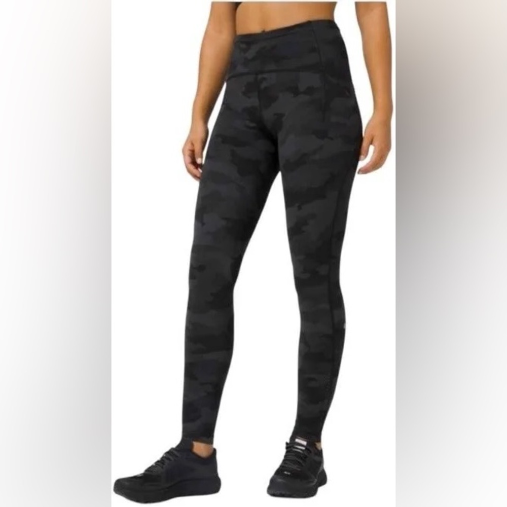 Lululemon NWOT Swift Speed High-Rise 28" - Heritage 365 Camo Deep Coal Multi